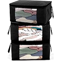 ABO Gear Storage Bags G01B, Dark Black, 3 Count