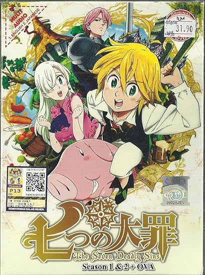 Amazon Com The Seven Deadly Sins Season 1 2 Complete Tv Series Tensai Okamura Movies Tv