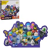 LEGO&reg; Minifigures Collage Puzzle, Die-Cut Jigsaw Puzzle | 503 pcs, 21.25 x 15 inches, Poster included, LEGO&reg; Fan Gift, For Kids and Adults, Stocking Stuffer, Gifts, Presents, Ages 8+