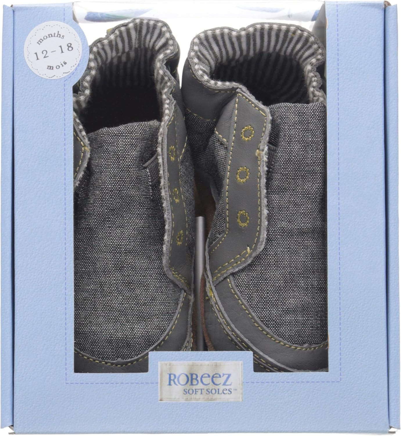 Robeez Baby Boy Shoes, Baby Crib Shoes Boys Infant Athletic Sneaker, 0-24 Months: Shoes