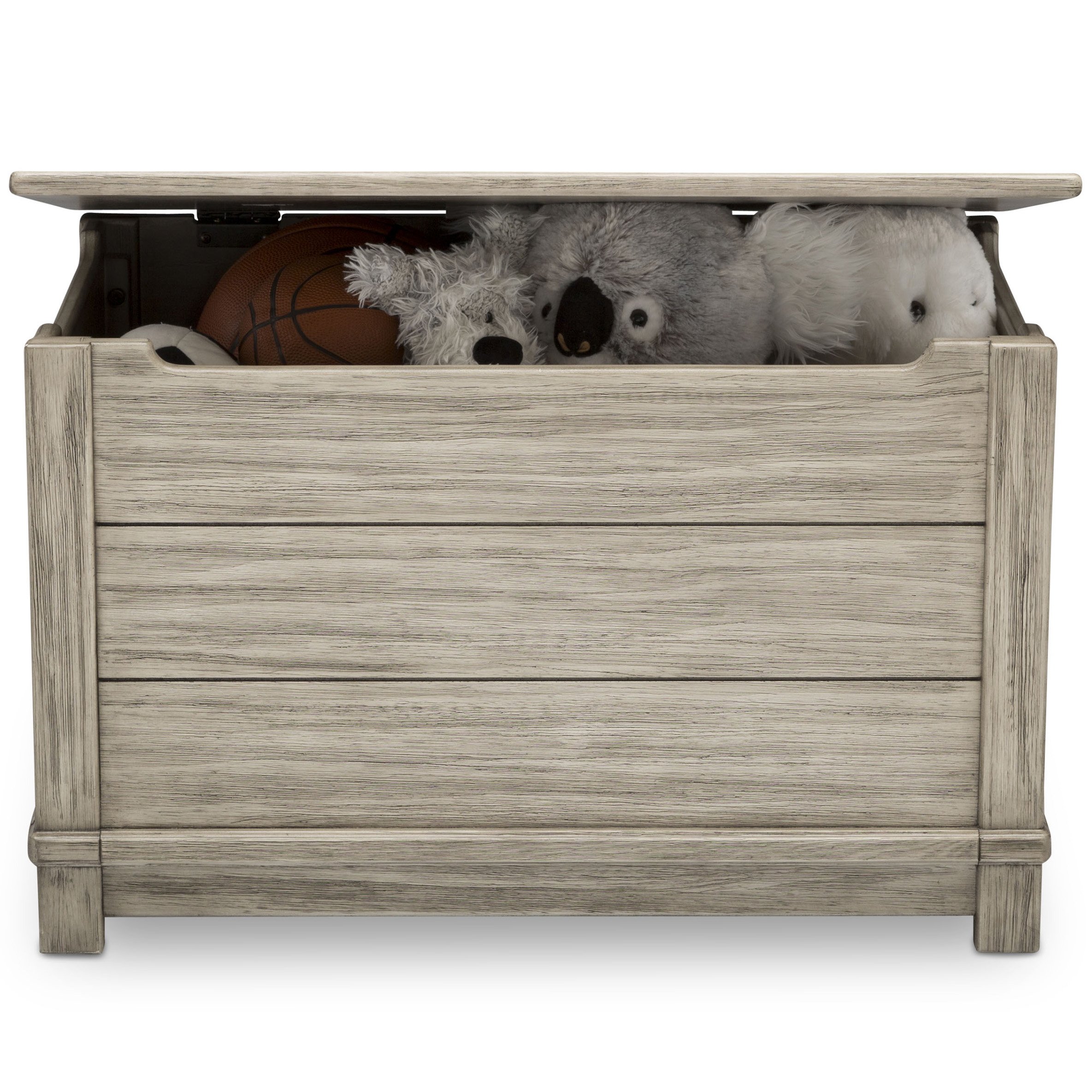 Delta Children Monterey Farmhouse Hope Chest Toy Box, Rustic White eBay