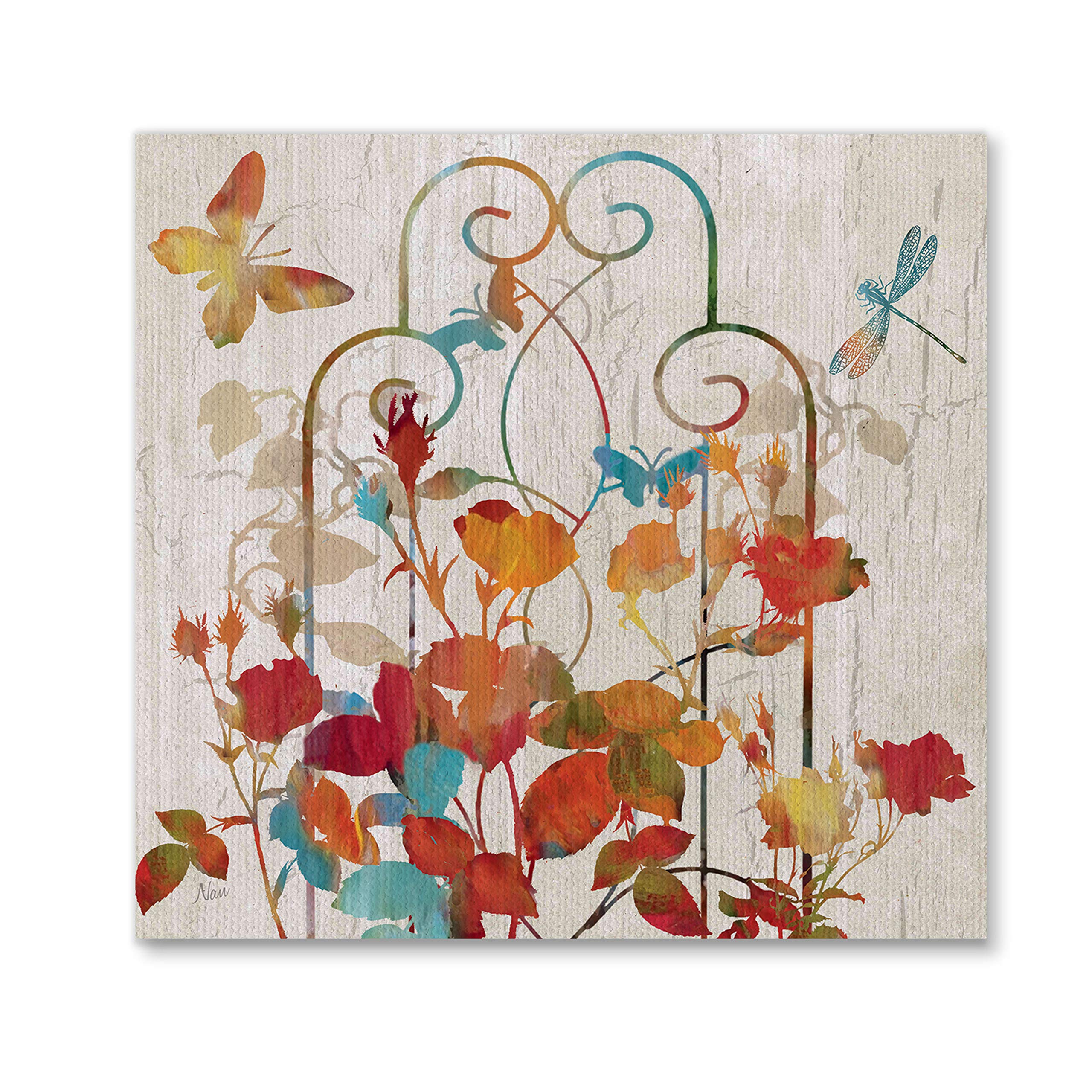 Wexford Home Rainbow Wildflowers III Wall Art 24X24
