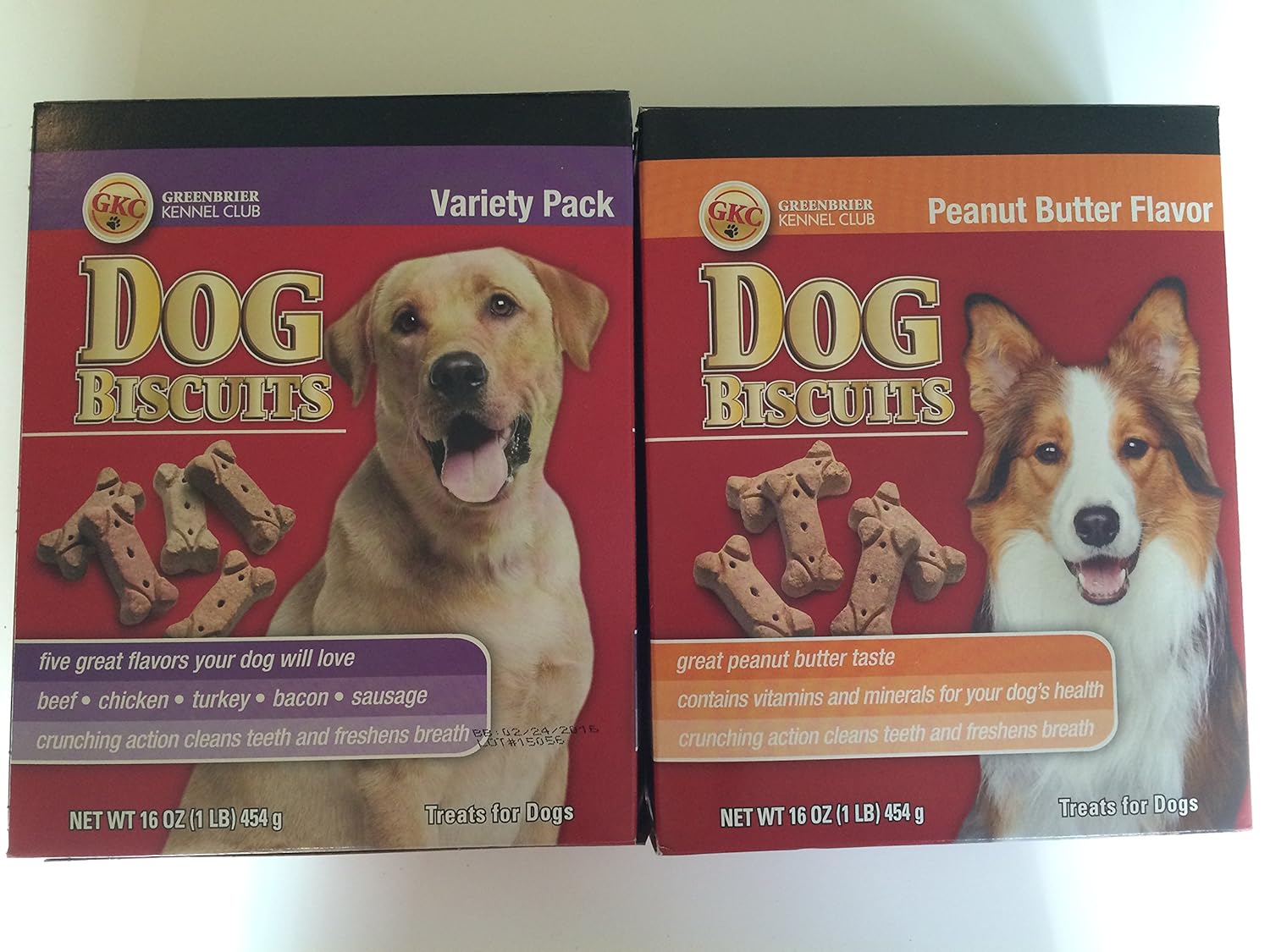 GREENBRIER KENNEL CLUB DOG BISCUITS VARIETY PACK BUNDLE 2PACK