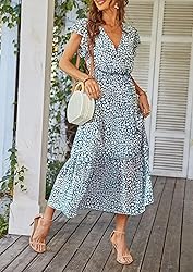 PRETTYGARDEN Women's Summer Floral Boho Dress Wrap