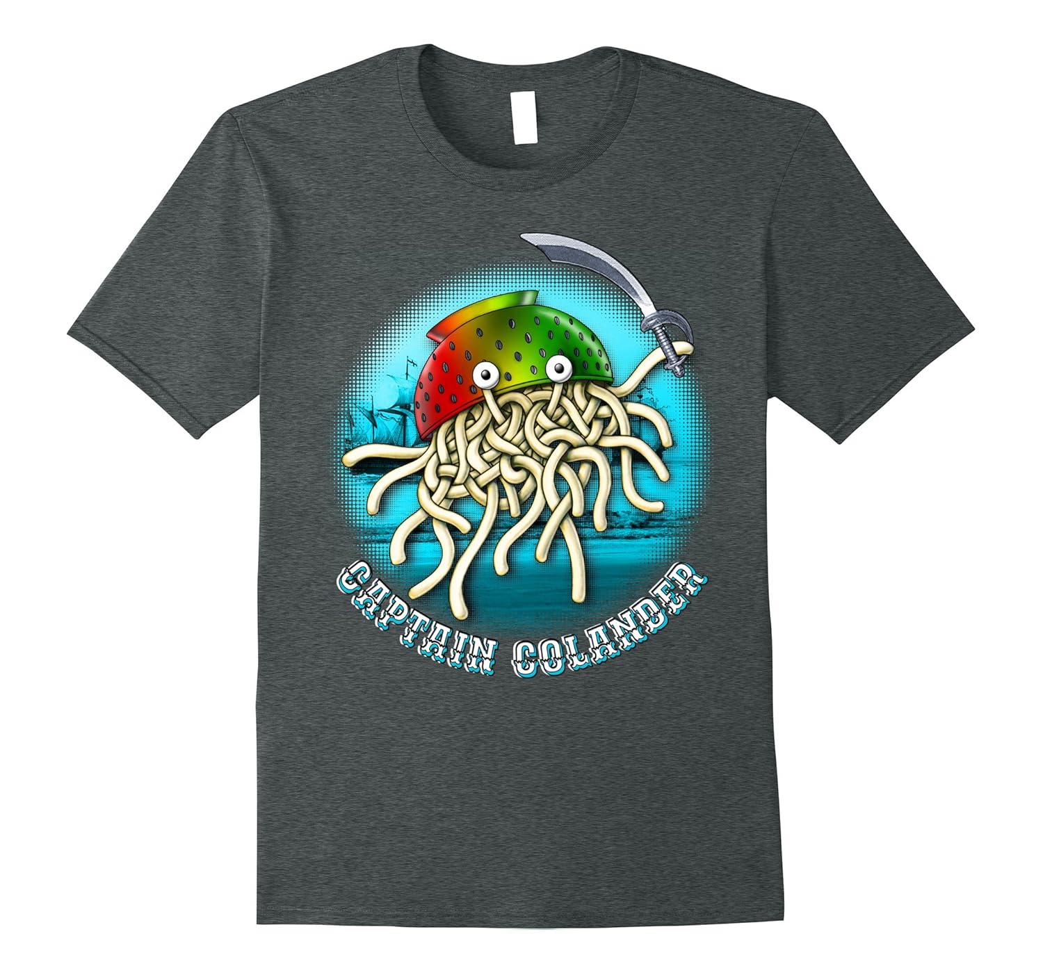Captain Colander Flying Spaghetti Monster Pastafarian FSMArt Artvinatee