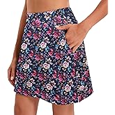 Oyamiki Women's Active Athletic Skort Lightweight Tennis Skirt Perfect for Running Training Sports Golf