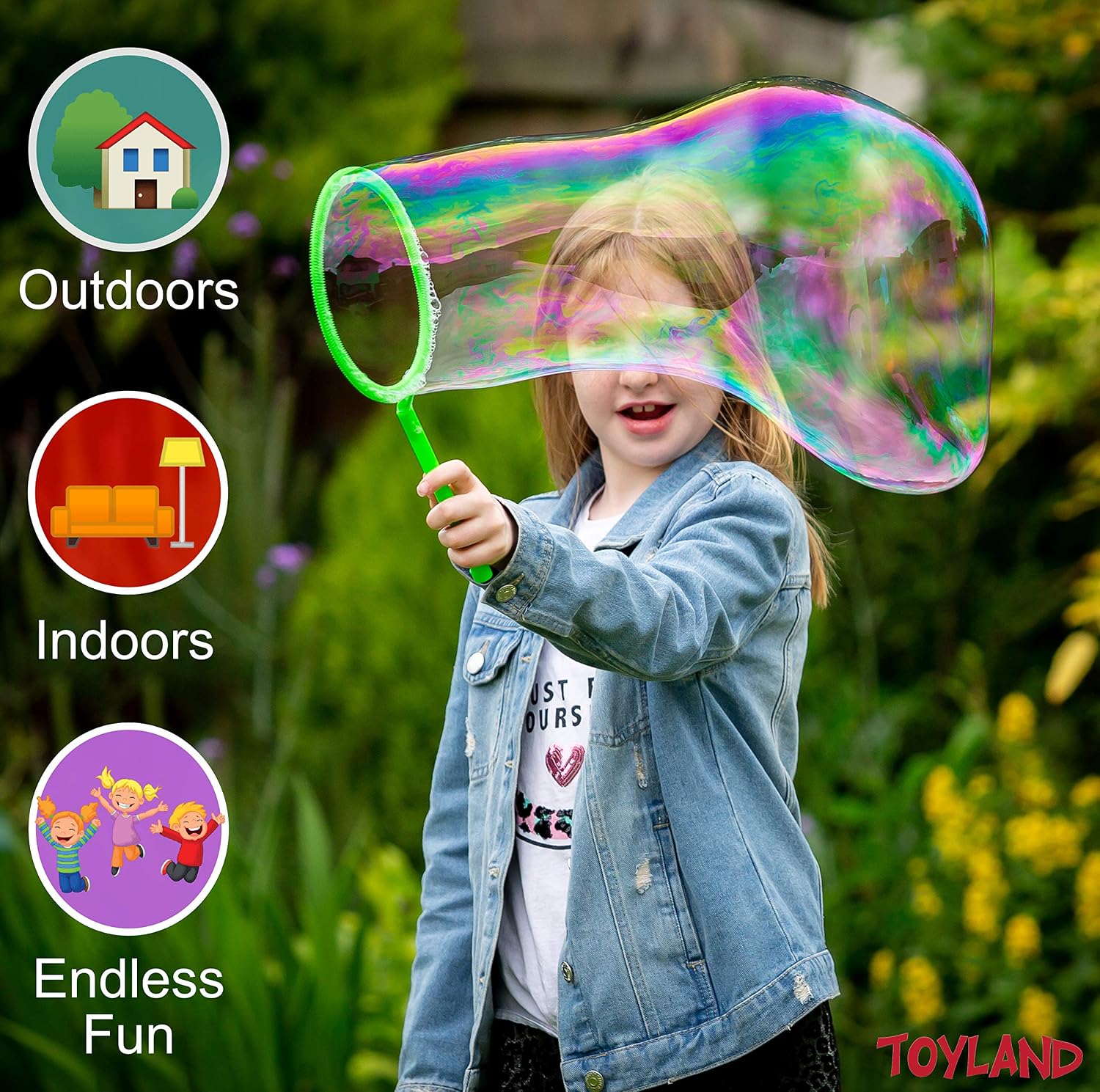Toyland® Giant Bubble Making Kit/Solution - Create Huge Bubbles - Outdoor Toys - Garden Games (Bubble Kit) - Image 4