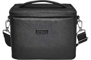 Epson EpiqVision Mini Custom Travel Case, Customized for EF12 EF11 Projector, Soft Interior Protection, Spacious Two Pockets 
