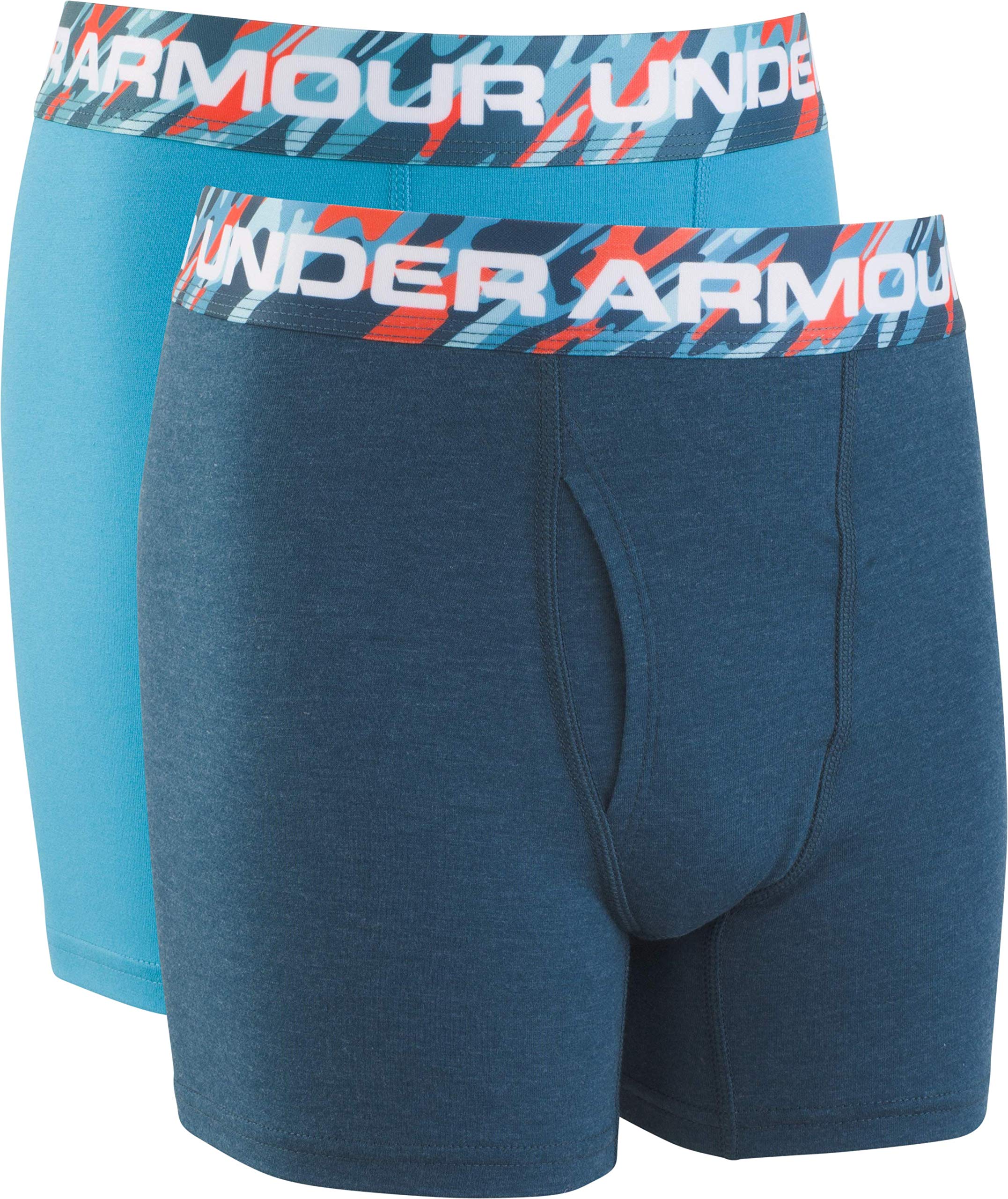 Clothing & Accessories Shorts Under Armour Boys 2 Pack Solid Cotton