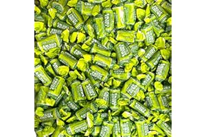 SNEAKY MANGO Lime Tootsie Fruit Chews 1 Pound Bulk Candy Bag Individually Wrapped Taffy Candies - Approx. 67 Pieces in each Bag!
