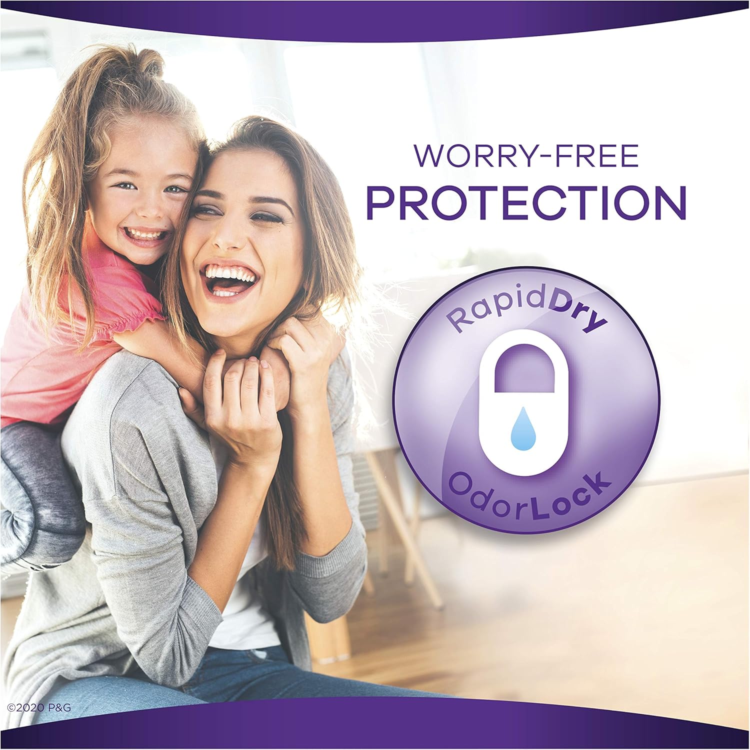 Always Discreet Incontinence Pads for Women, Moderate Absorbency, Long Length, 54 Count: Health & Personal Care