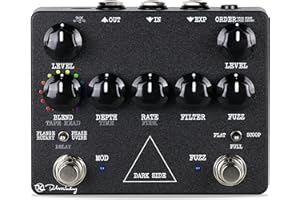 Keeley Dark Side Fuzz Mod Workstation Pedal, Black (KDark)