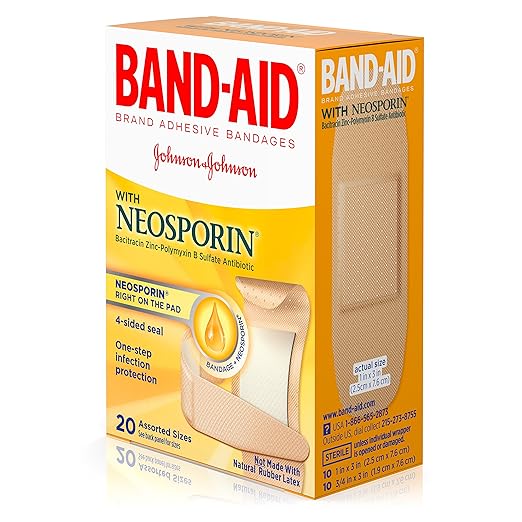 Johnson And Johnson Consumer Band-aid Plus Adhesive Bandages - Box of 20