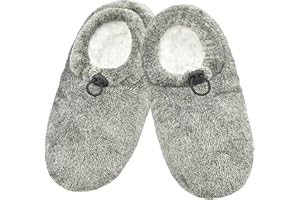 Keyela Men's Slipper Socks Fluffy Sherpa Lined, Winter Warm Gripper Sock Set Non-Skid Soles, Cozy Gifts for Men
