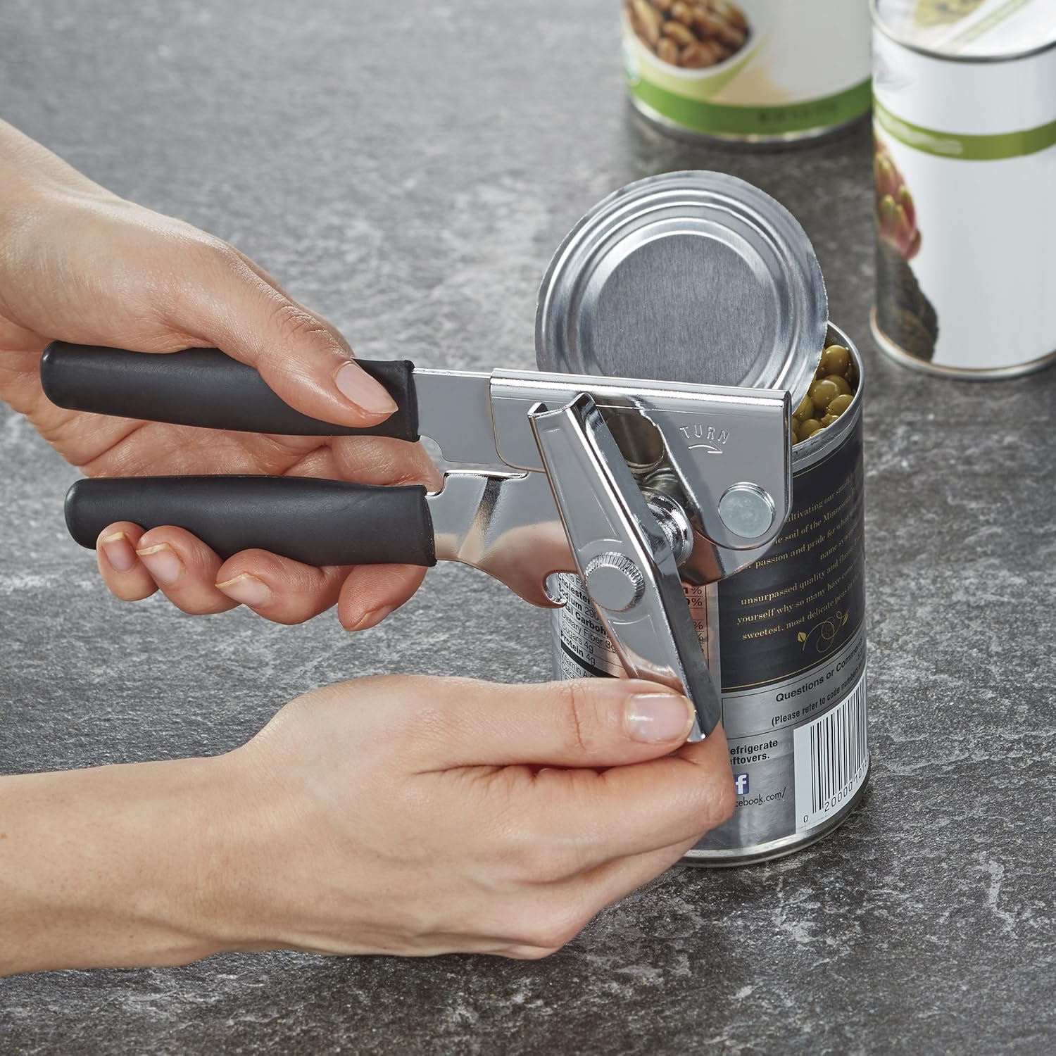 Swing-A-Way Portable Can Opener, Black: Kitchen & Dining