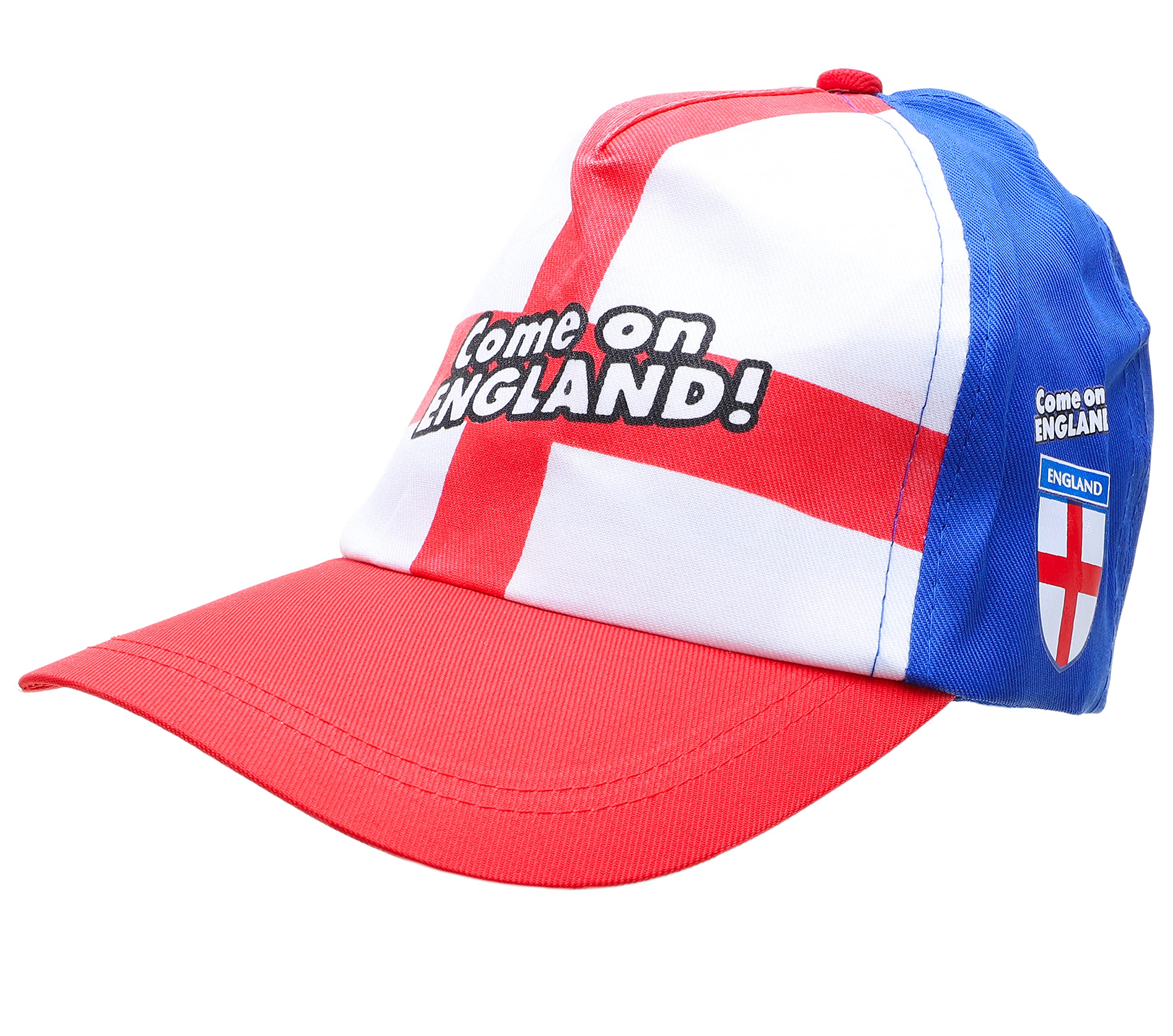 Toyland® Come On England England Baseball Cap - England Supporters Headwear - St George's, Euros & World Cup Fan Essential - English Party Decorations