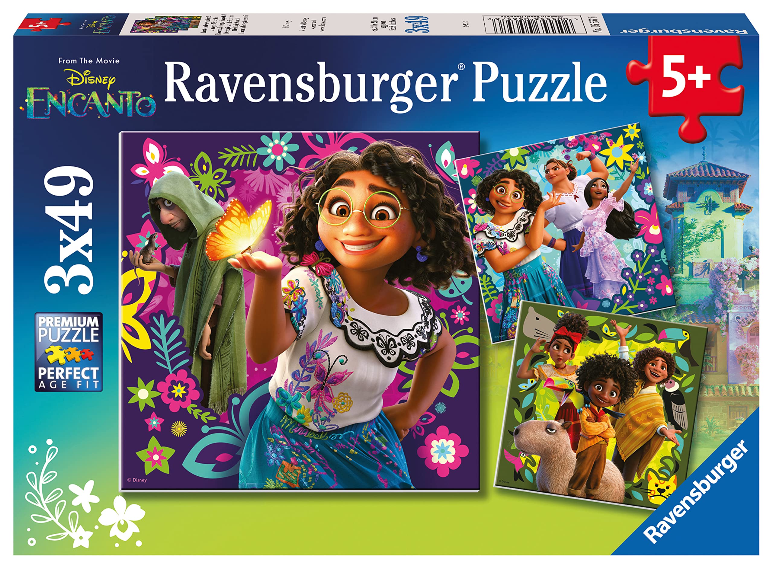Ravensburger Disney Encanto The Magic Awaits 3x 49 Pieces Jigsaw Puzzle for Kids Age 5 Years Up