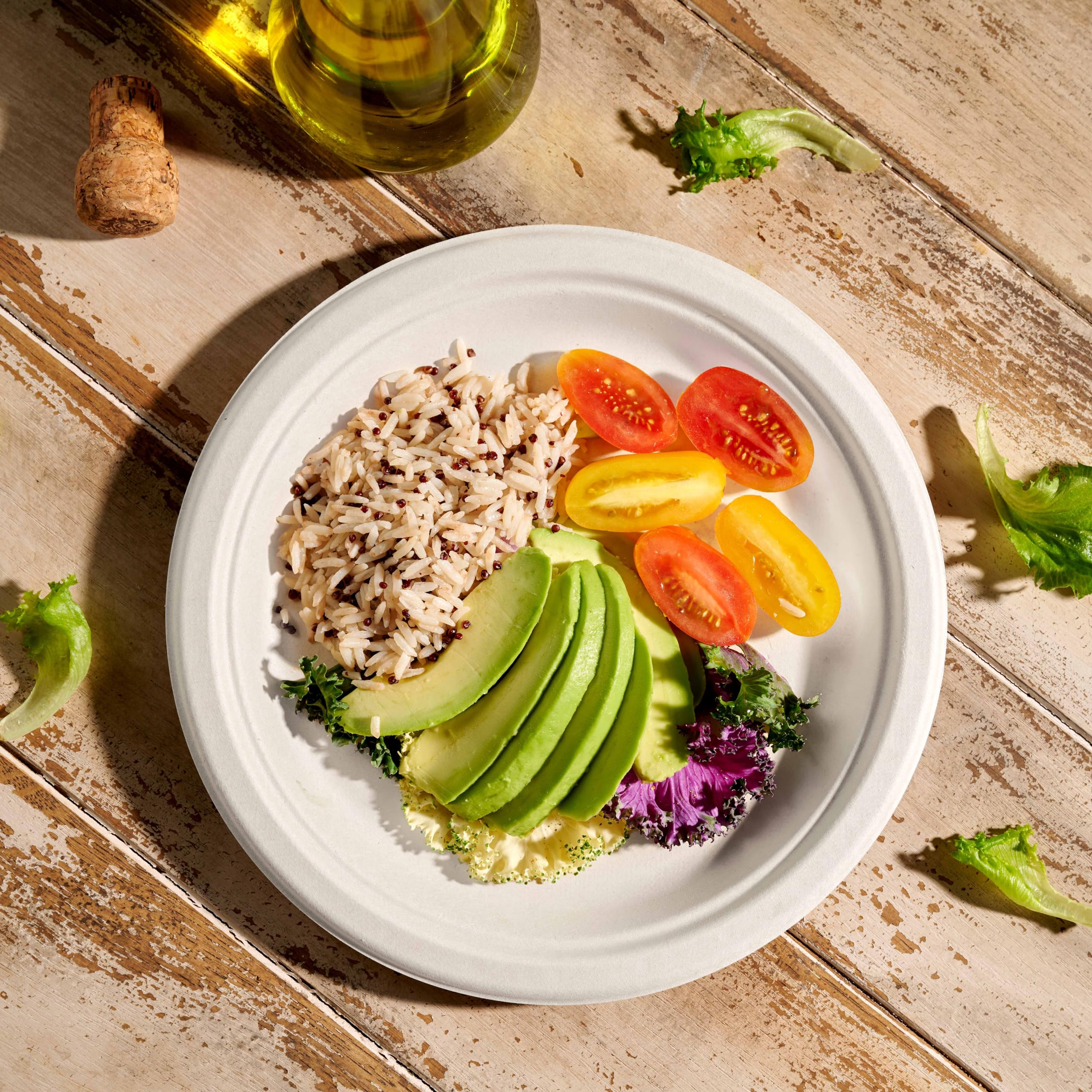 Mua Munfix 100% Compostable Paper Plates 150 Pack, 10 Inch Heavy Duty ...