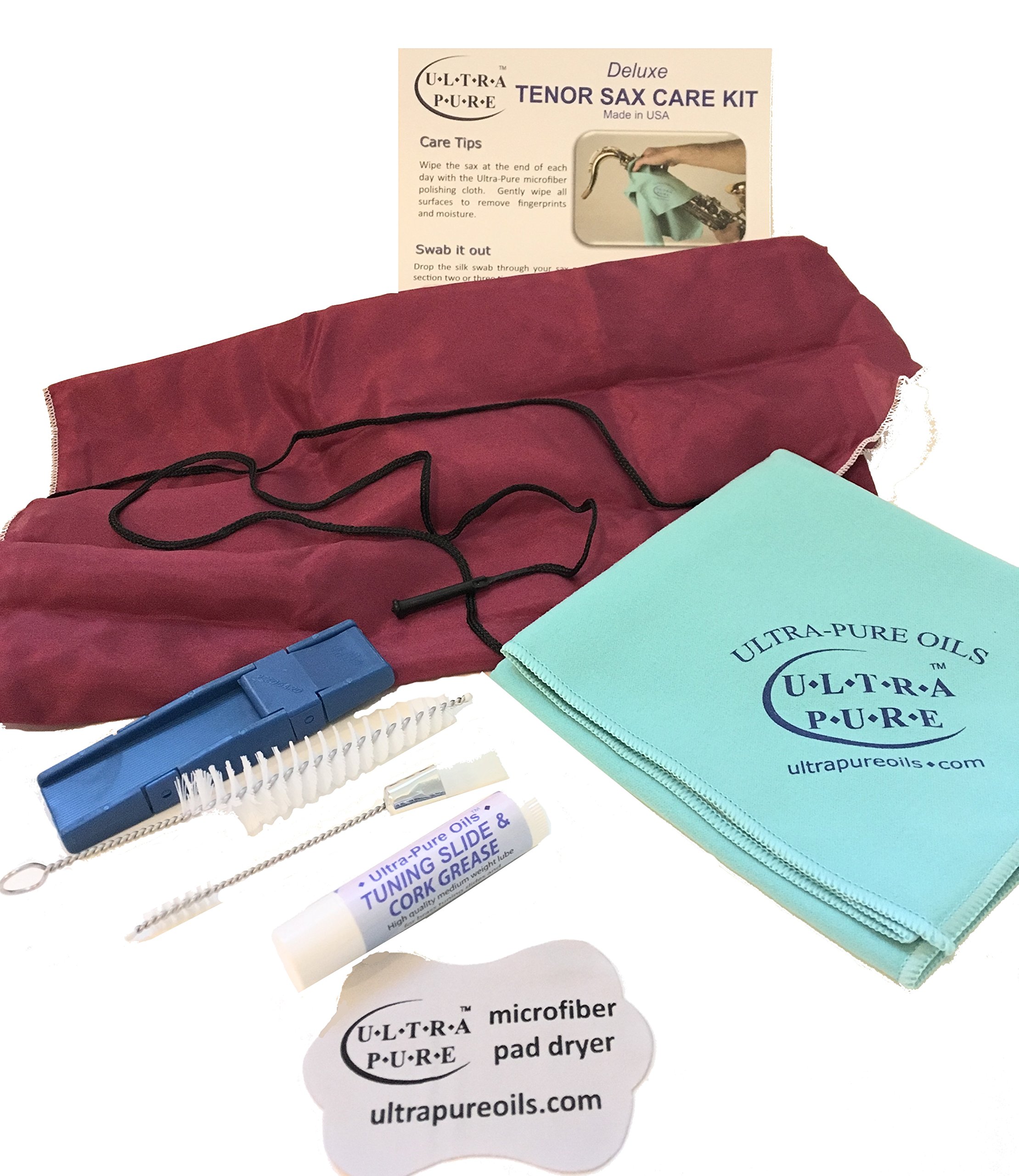 ULTRA-PURE DELUXE TENOR SAXOPHONE CARE KIT UPCKTS