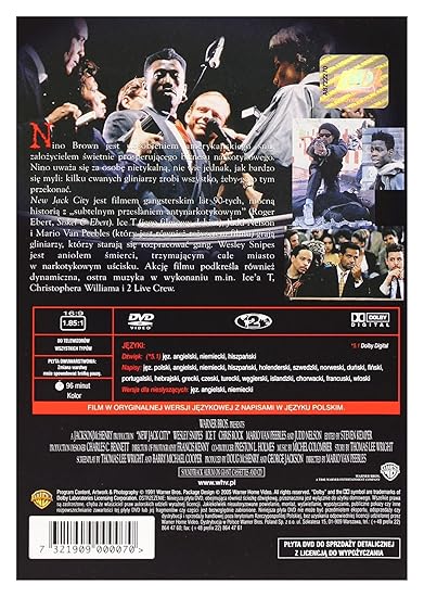 New Jack City Dvd Audio Espanol Subtitulos En Espanol Amazon Es Wesley Snipes Ice T Allen Payne Chris Rock Mario Van Peebles Michael Michele Bill Nunn Russell Wong Bill Cobbs Christopher Williams Mario Van