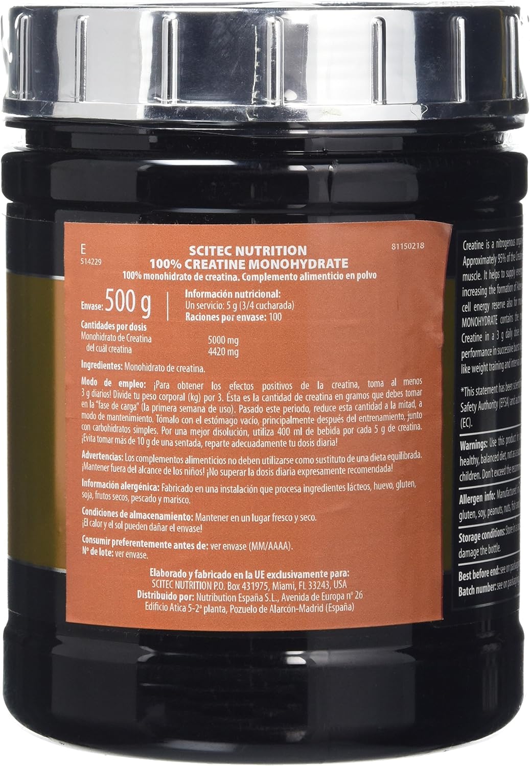 Scitec Nutrition 100% Creatine Monohydrate, 500 g, 500g - Image 4