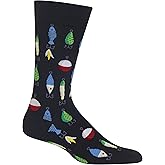Hot Sox mens Sealife Series Novelty Crew Casual Sock
