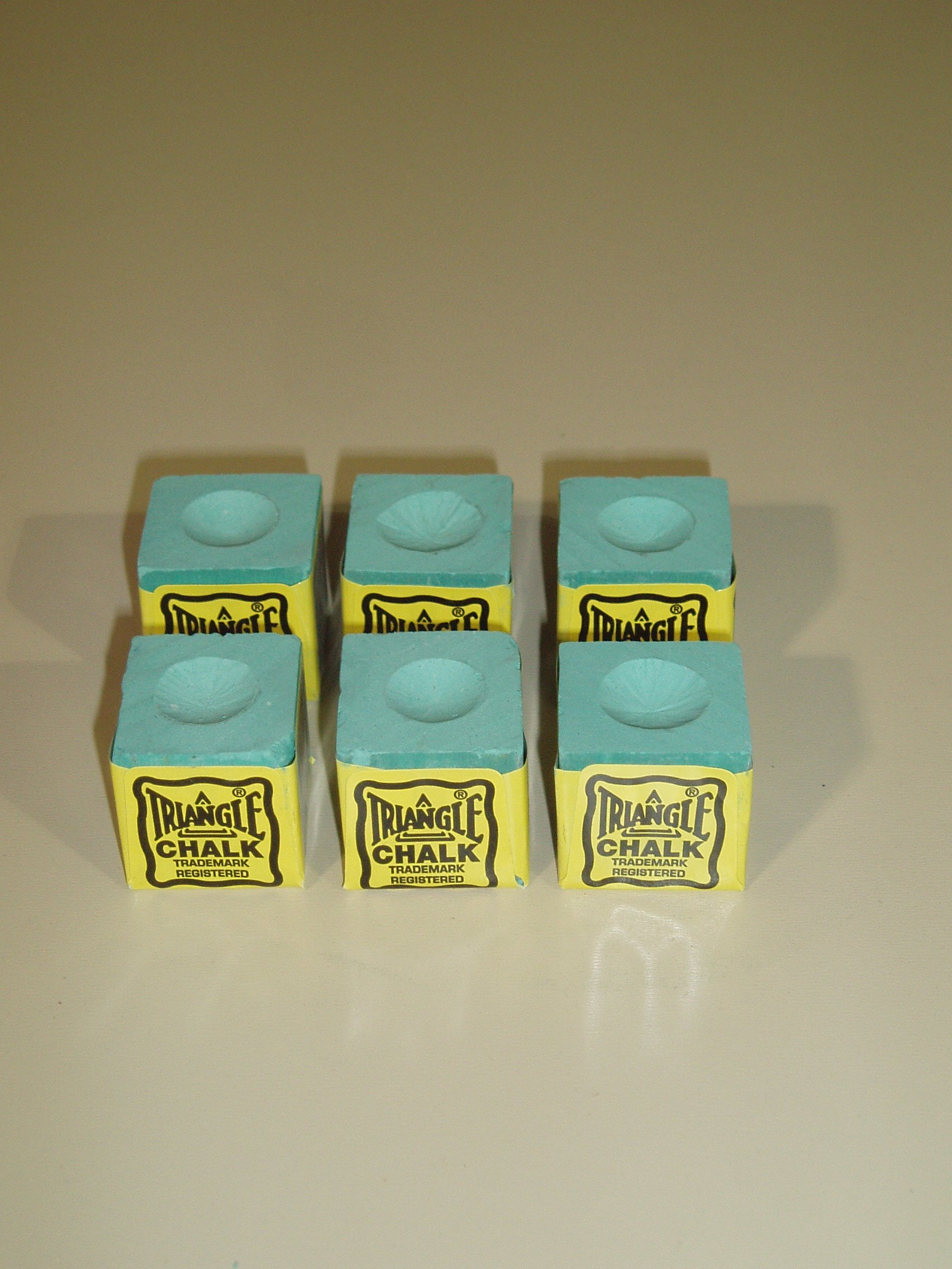 RinTalen 6 PIECES GREEN TRIANGLE CHALK **