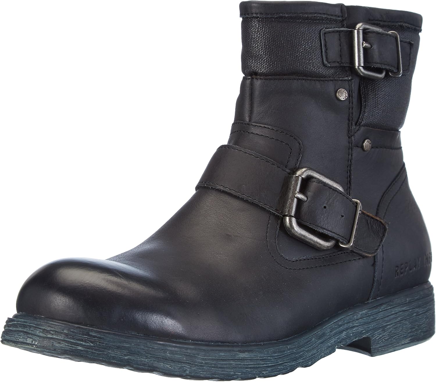 Replay Men's Tribe Biker Boots, BlackSchwarz (Black 3), 11 Amazon.co