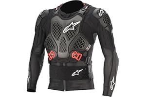 Alpinestars 6506520-13-XXL Bionic Tech V2 Protection Jacket Black/Red 2X