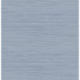 NuWallpaper x Society Social Classic Faux Grasscloth Peel and Stick Wallpaper, Mineral Blue