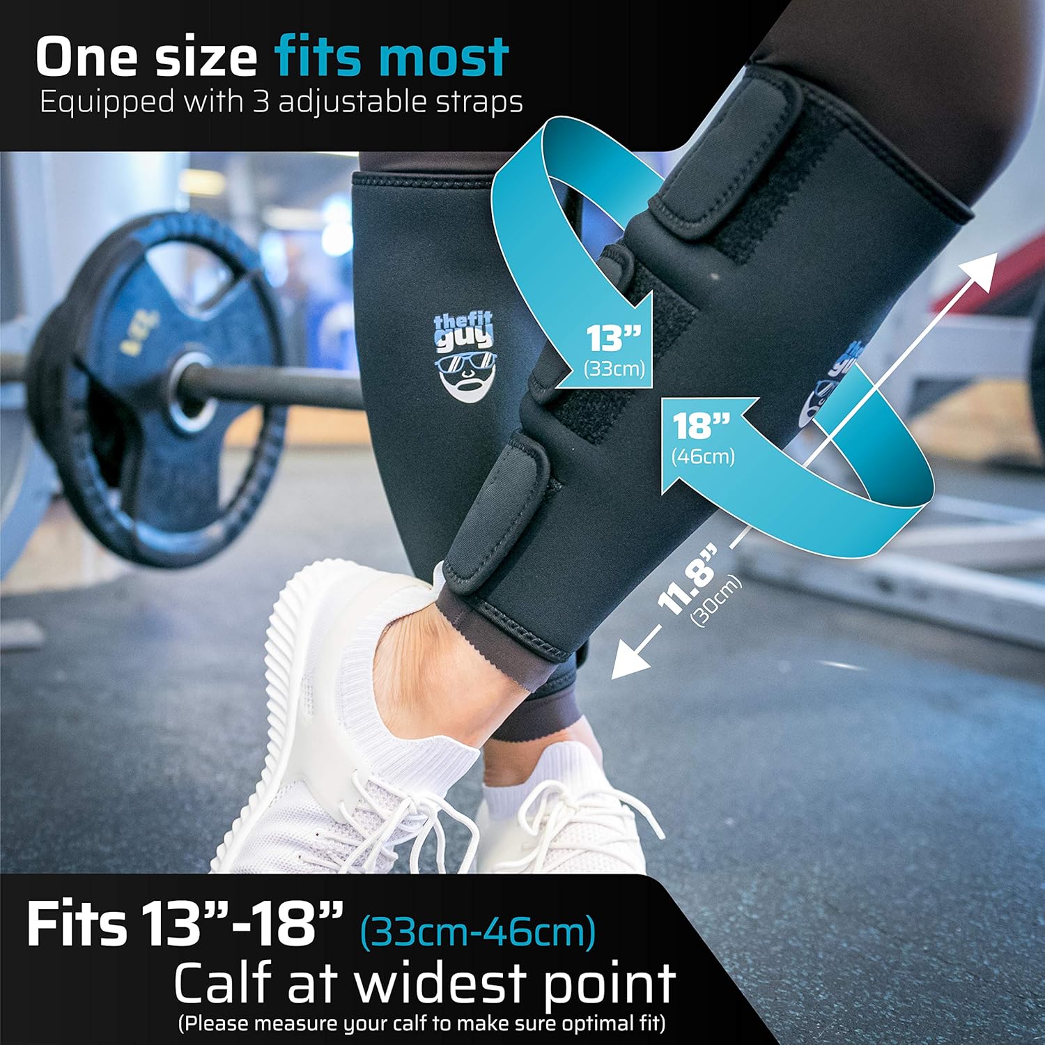 THEFITGUY Weightlifting Shin Guards, EasyWear - No Need to Take Off Shoes, Wear Over Skin, Socks, Training Pants and Tights, Ultimate Shin Protection (Pair) : Sports & Outdoors