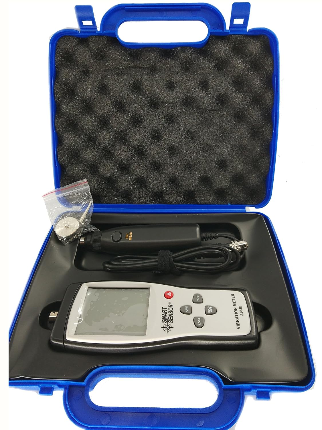 VTSYIQI AS63B Portable Digital Vibrometer Vibration Analyzer Tester