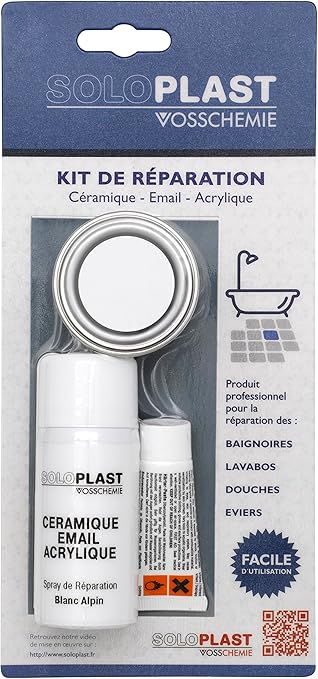 Soloplast 151333 Kit De Reparation Email Blanc Amazon Fr Bricolage