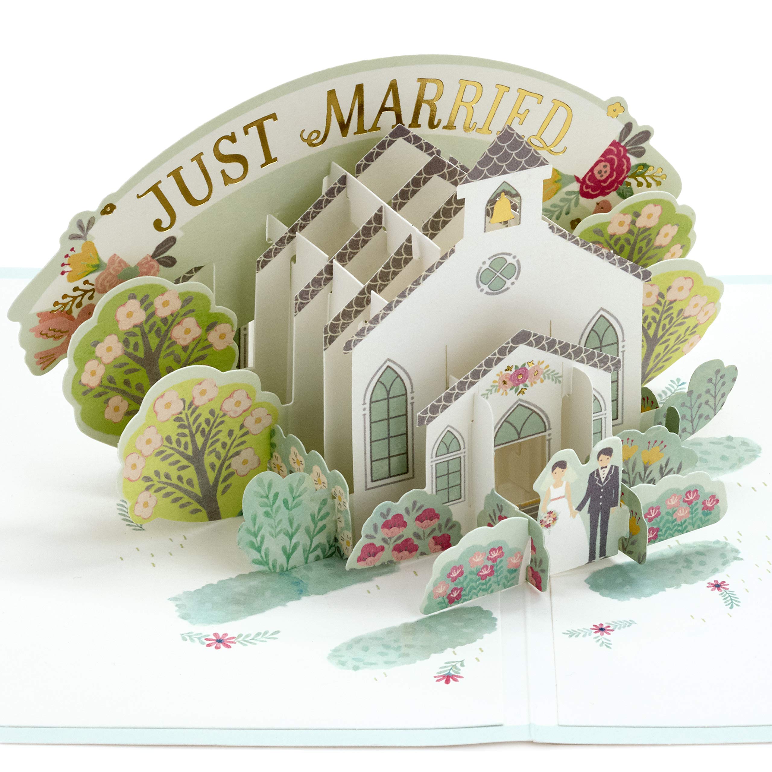 Hallmark Signature Paper Wonder Pop Up Wedding Card (Happy Wedding Day)