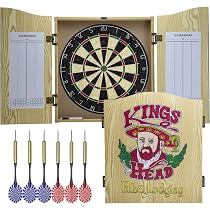 Yonxuleo Sports Deluxe Sisal/Bristle Dartboard Cabinet Set