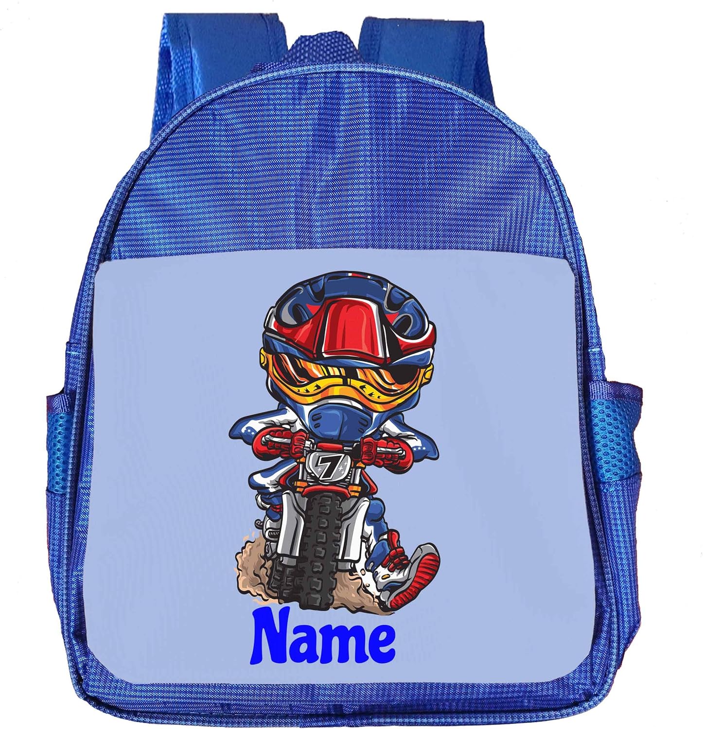 Motocross Kids Backpack, Dirt Bike, School Bag, Nursery Toddlers