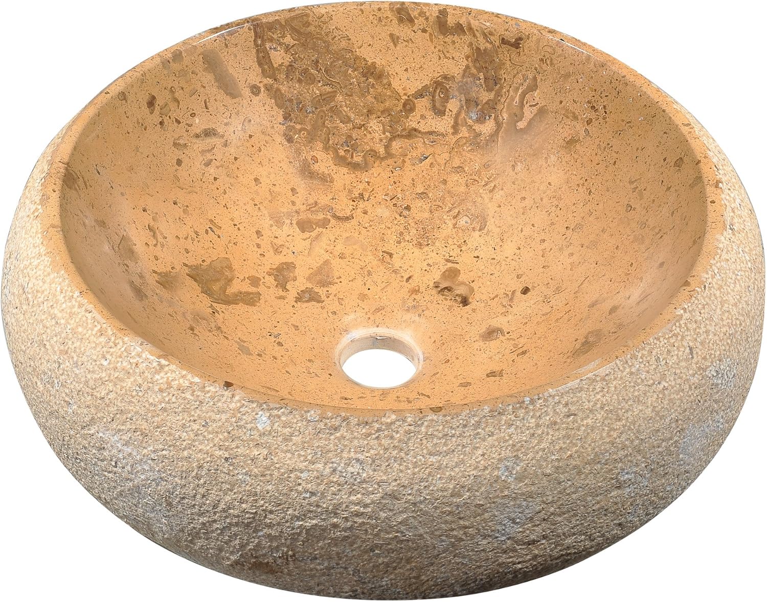 Anzzi Leopards Ash Vessel Stone Sink In Classic Cream Marble Premium Solid Exotic Stone Top Mount Bathroom Sinks Above Counter Natural Stone Polished Inside Bushhammered Outside Sink Ls Az225 Amazoncom Anzzi Leopards Ash Vessel Stone Sink In Classic Cream Marble Premium Solid Exotic Stone Top Mount Bathroom Sinks Above Counter Natural Stone Polished Inside Bushhammered Outside Sink Ls Az225 Amazoncom