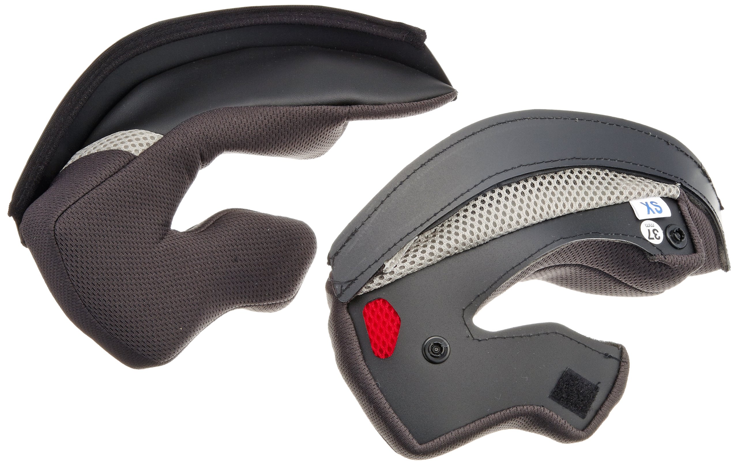 オージーケーカブト(OGK KABUTO) KAMUI チークパッドセットダークグレー XS(37mm)商品画像