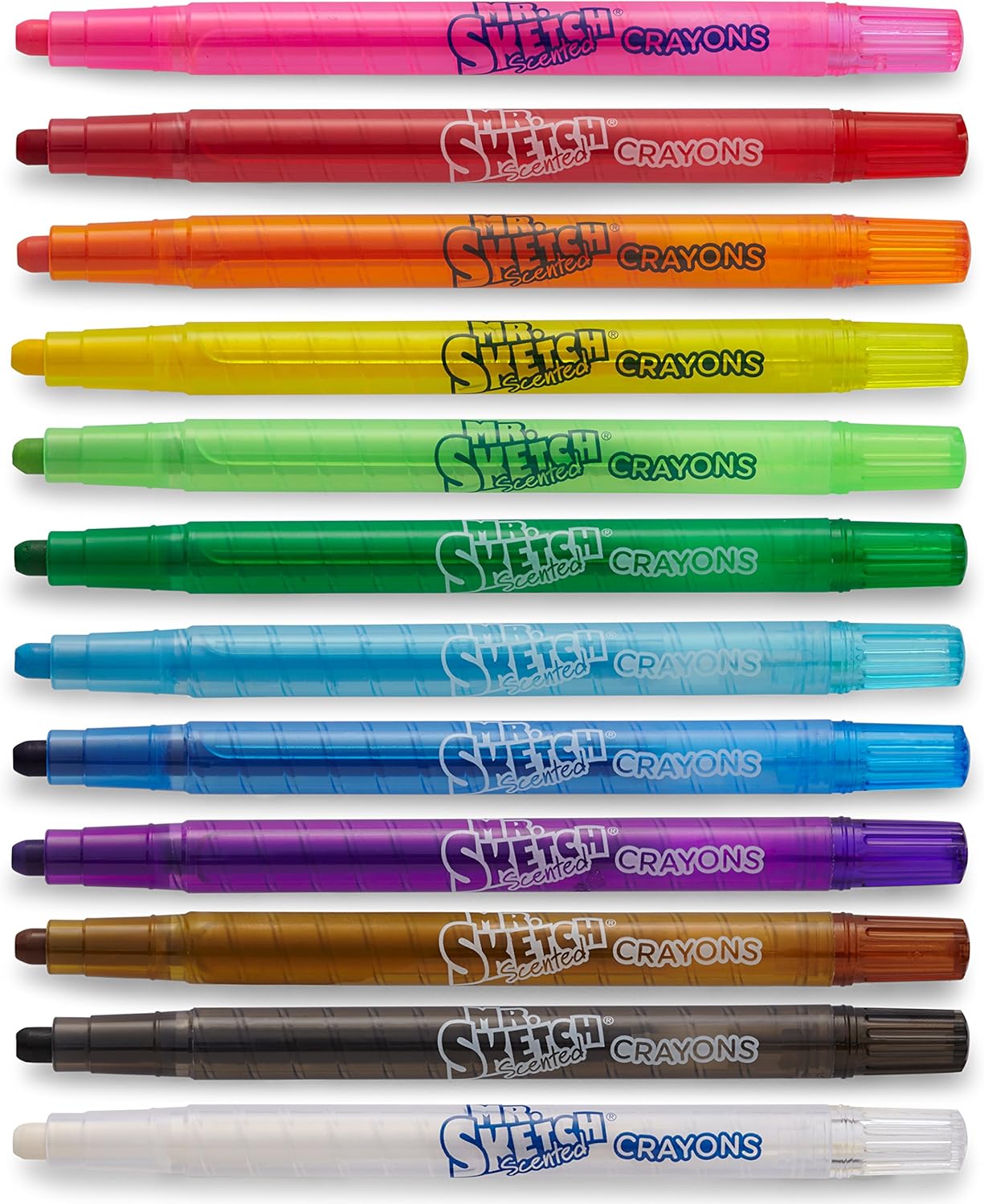 Mr. Sketch 1951200 Scented Twistable Crayons, Assorted Colors, 12-Count, Blue