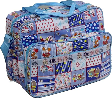 ANNAPURNA SALES Baby Diaper Bag for Mother and Baby (Blue)