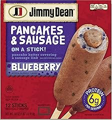 Jimmy Dean Blueberry Pancakes And Sausage On A Stick Frozen Breakfast 12 Count