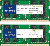 Timetec 32GB Kit DDR4 2400MHz SODIMM 2x16GB PC4-19200 260-Pin RAM Laptop