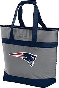 NFL 30 Can Soft Sided Tote Cooler, New England Patriots