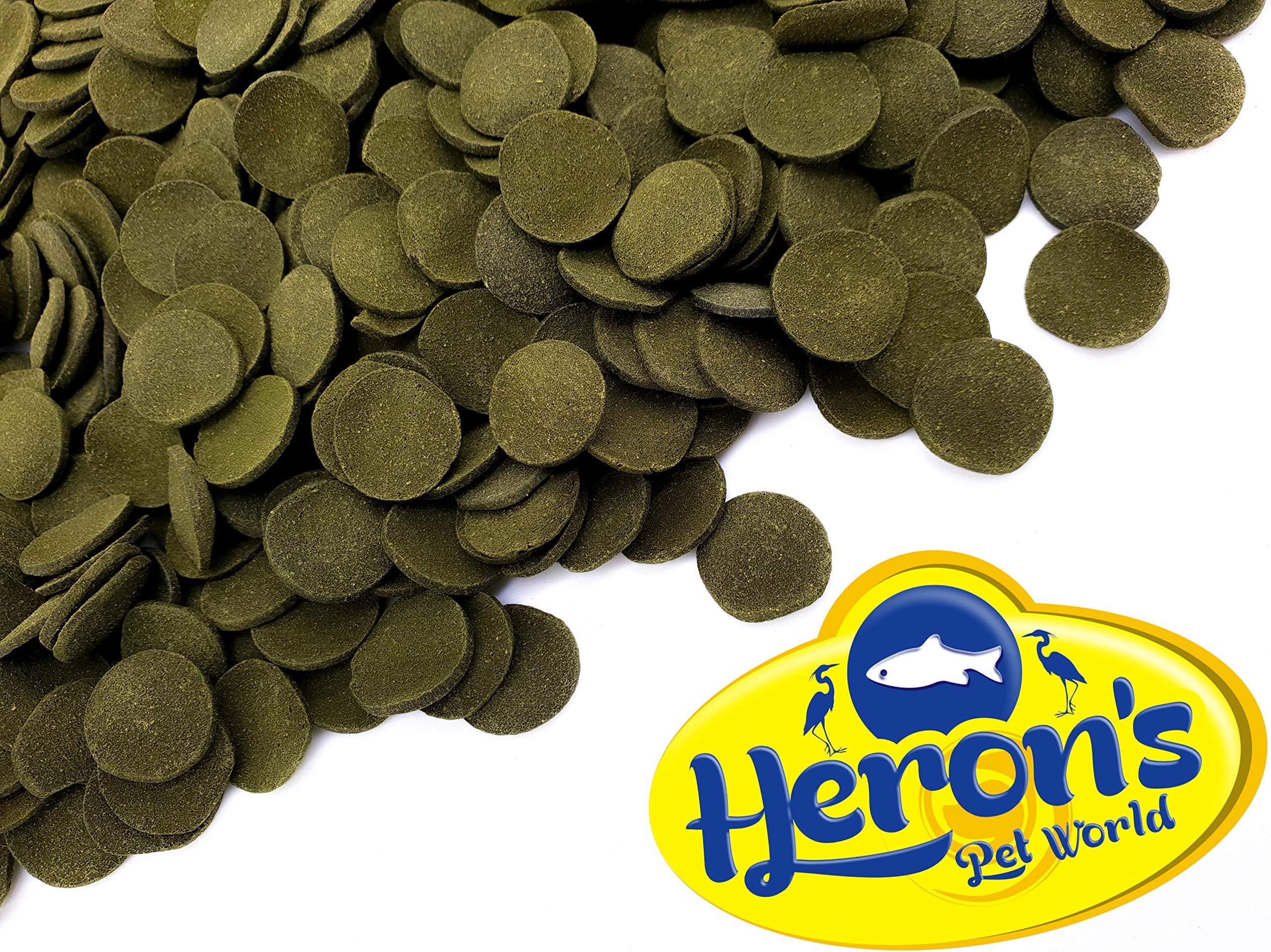 Herons Pleco Wafers 1kg Algae SPIRULINA Cory PLEC Catfish Premium Tropical Fish Food