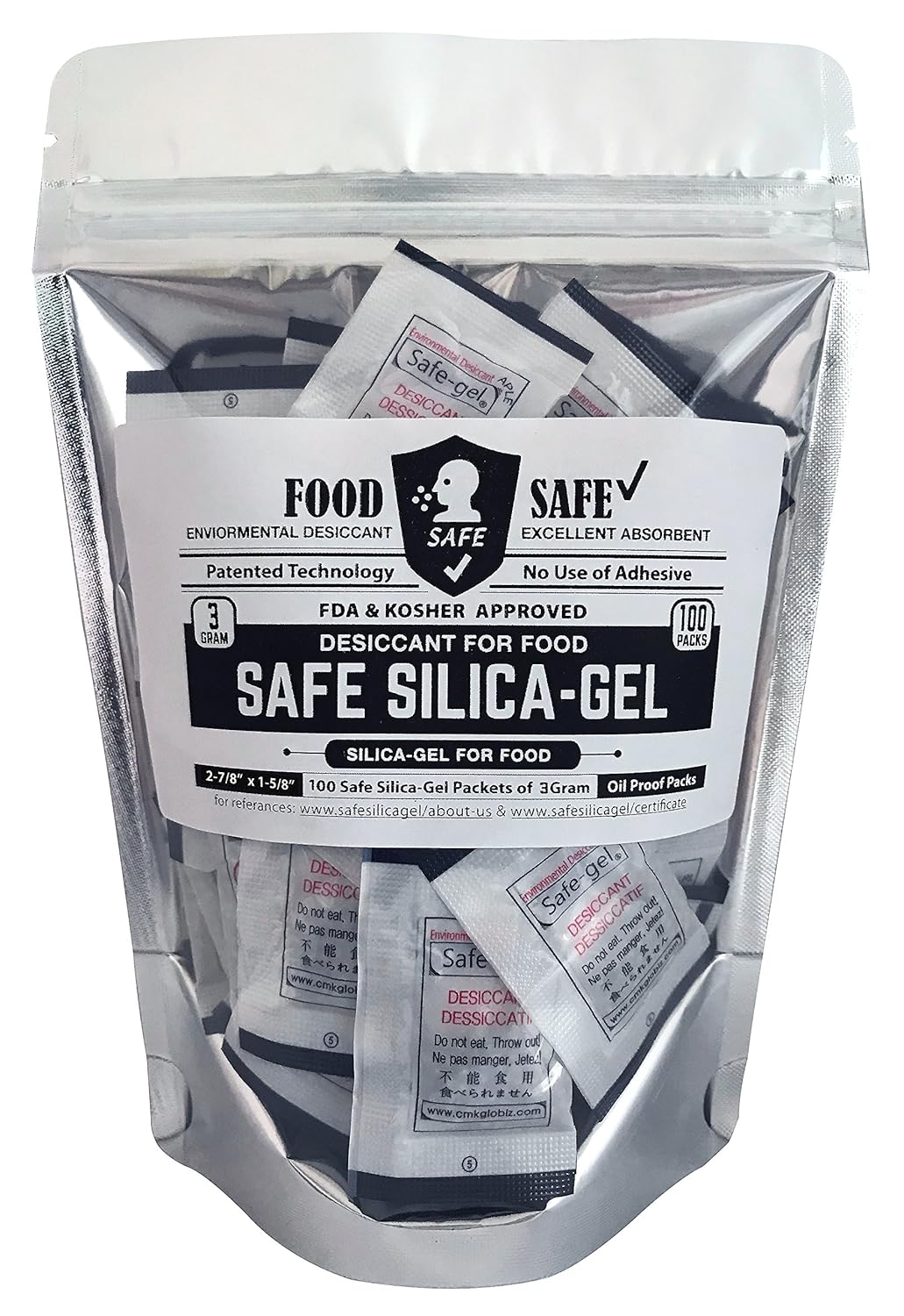 SafeGel for Food (Silica Gel) Safe SilicaGel for Food 100 by SafeGel