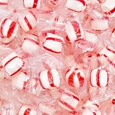 Peppermint Puffs, Peppermint Candy Individually Wrapped, 2 Lb Bag | After Dinner Mints, Office Candy
