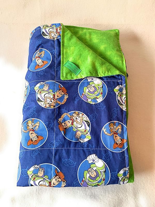 Amazon.com: KID'S WEIGHTED BLANKET with Toy Story and 6 lbs, autism