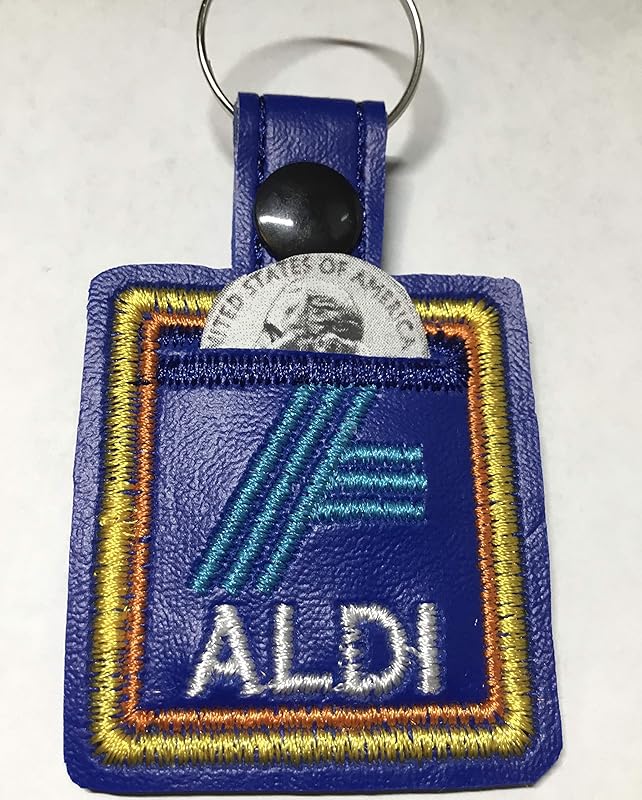Aldi quarter holder keychainAldi key fob quarter holderAldi Key Fob with Quarter