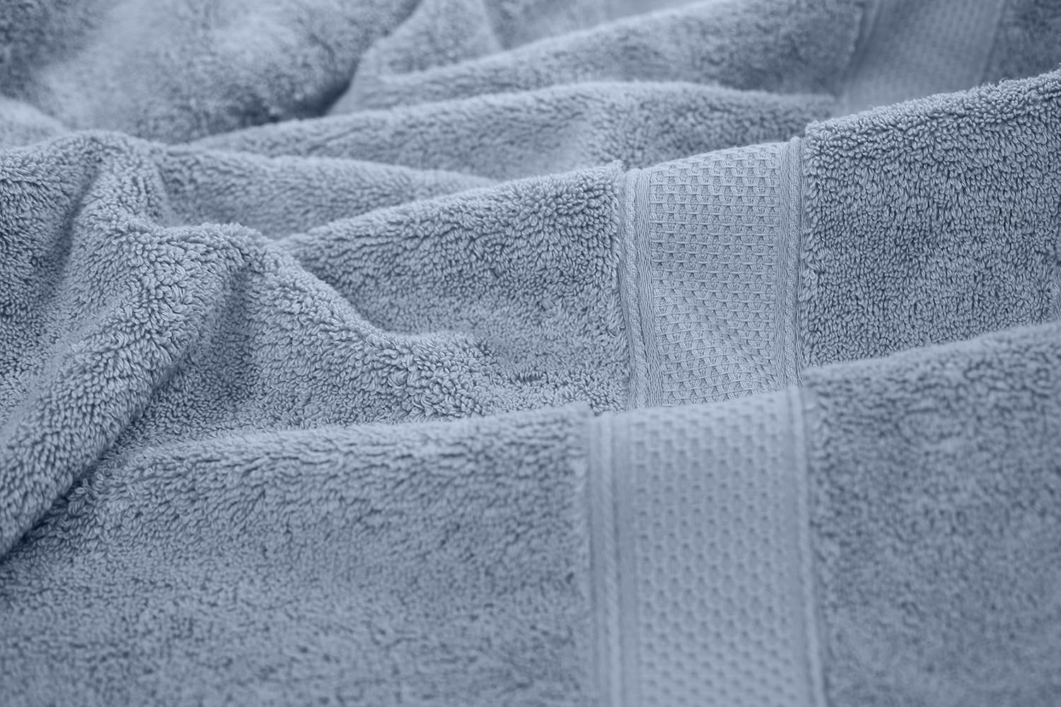 Maura 8 Piece Bath Towel Set.2 Extra Large 30"x56" Premium Turkish Bath Towels, 2 Hand Towels, 4 Washclothes. Thick, Soft, Plush and Highly Absorbent Luxury Hotel & Spa Quality Towels - Space Gray: Home & Kitchen