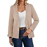 GRACE KARIN Women Sweater Blazer Business Casual Knit Cardigan 2026 Long Sleeve Suit Jackets Work Blazers with Pockets